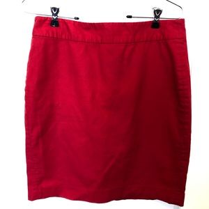 Red Banana Republic Pencil Skirt